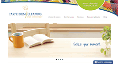 Desktop Screenshot of carpediemcleaning.com